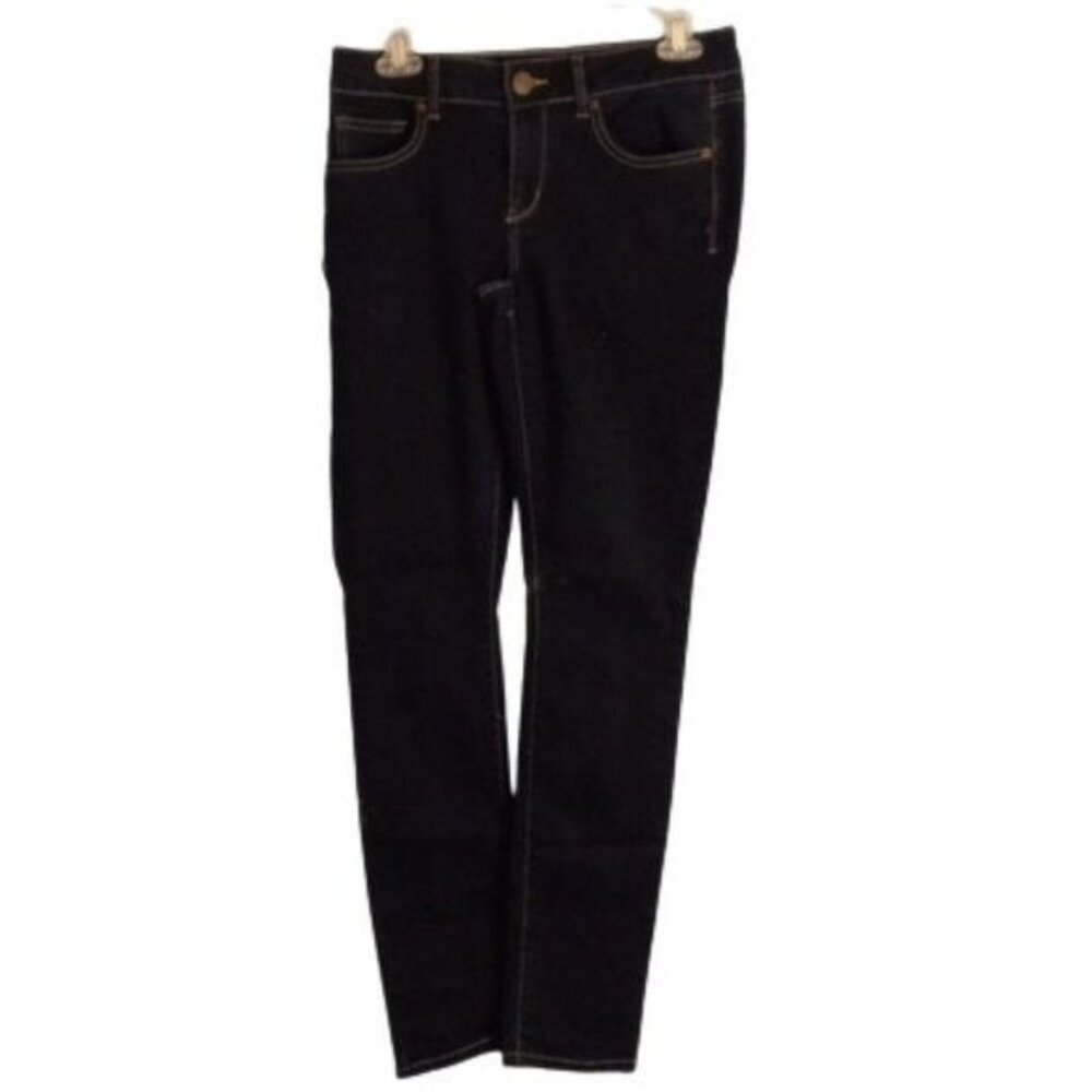 So Size 7 Jeggings Juniors Womens Skinny Jeans Denim Low Rise Pants Dark Blue